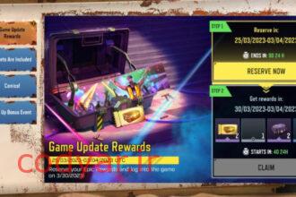 ایونت Game update Rewards چیست ؟