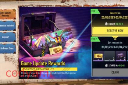 ایونت Game update Rewards چیست ؟