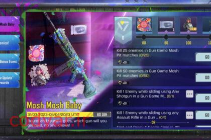 ترجمه ایونت Mosh Mosh Baby در کالاف دیوتی موبایل